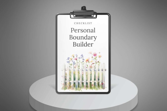 Personal Boundary Builder - Checklist1
